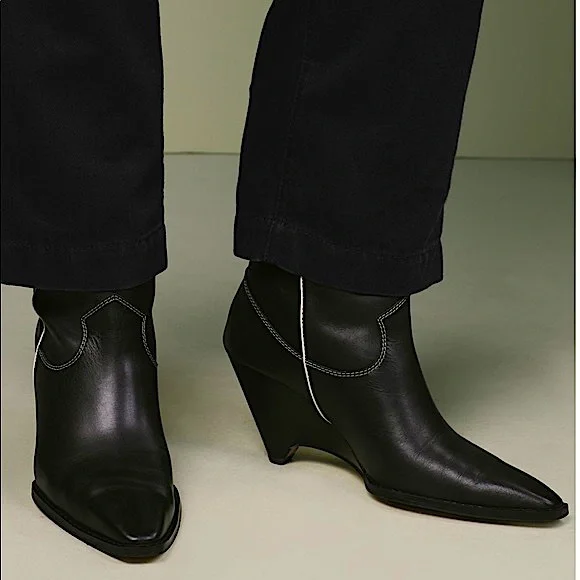 (SOLD)ZARA Srpls Cowboy Boots - Picture 1 of 8